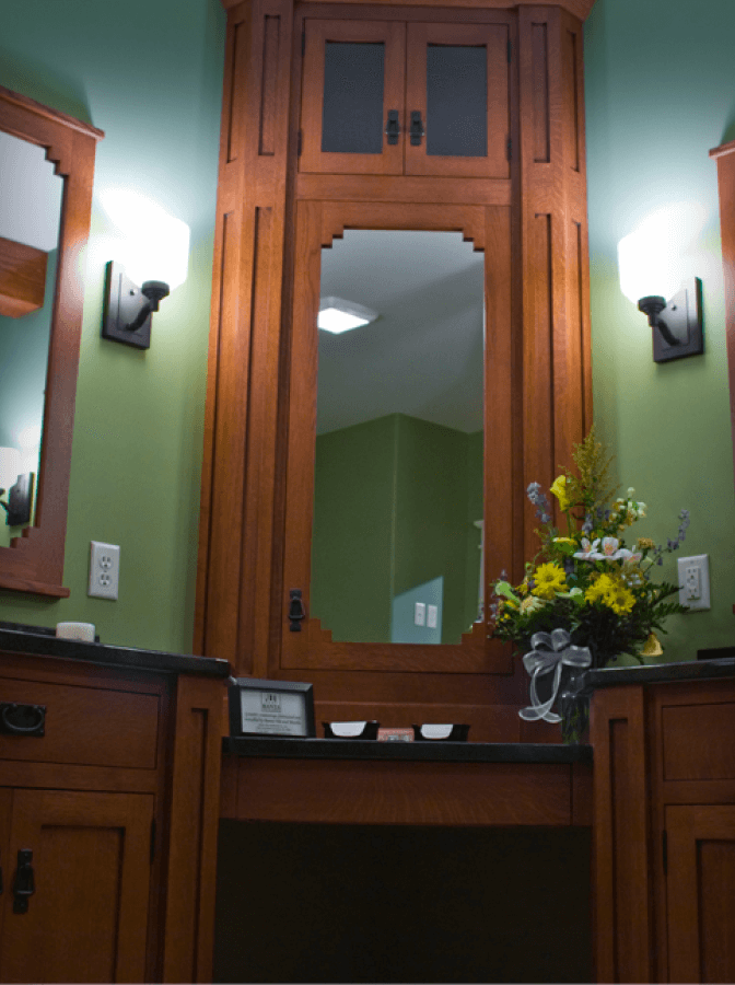 bathroom cabinetry